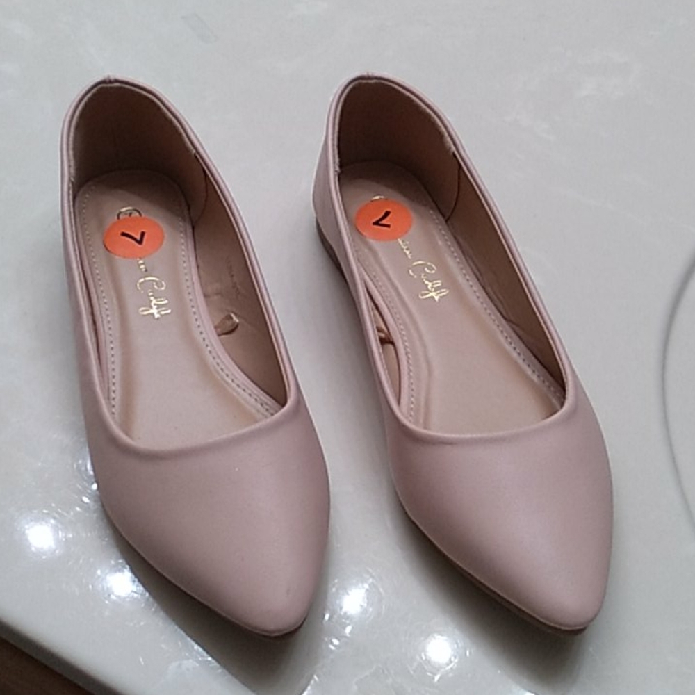 Women's Blush Pink Flats